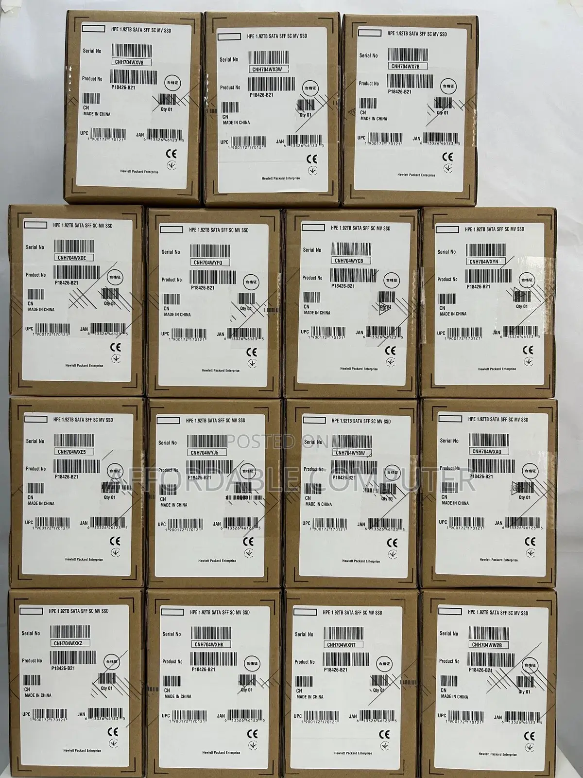 Hpe 1.92tb Sas 12g Mixed SFF Bc Value Sas Mv SSD P40511-B21