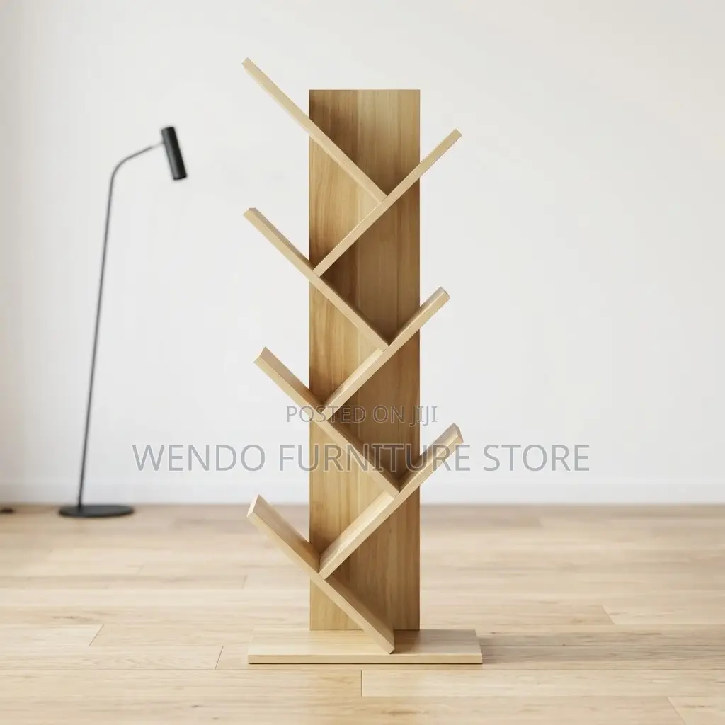 Tree Shape Wooden Home Office Bookshelf