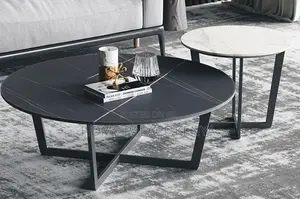 Nesting Table; Modern Nesting Coffee Table Set for Living Room Decor