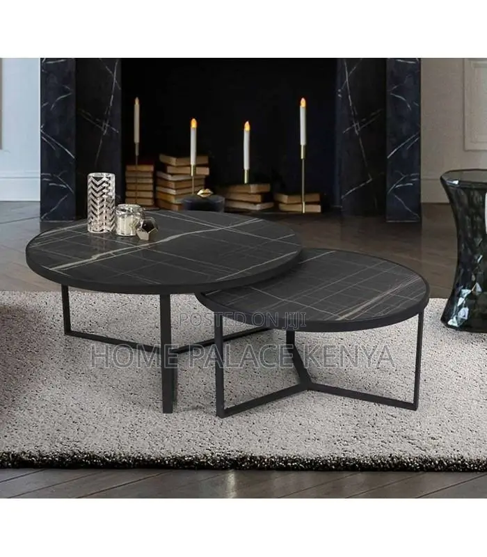 Nesting Table; Modern Nesting Coffee Table Set for Living Room Decor