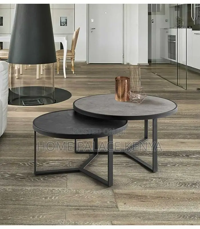 Nesting Table; Modern Nesting Coffee Table Set for Living Room Decor