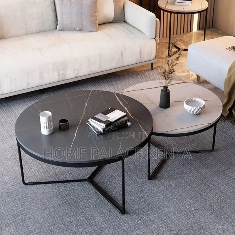 Nesting Table; Modern Nesting Coffee Table Set for Living Room Decor