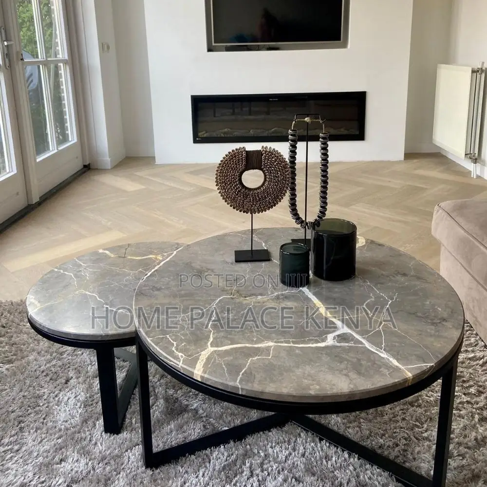 Nesting Table; Modern Nesting Coffee Table Set for Living Room Decor