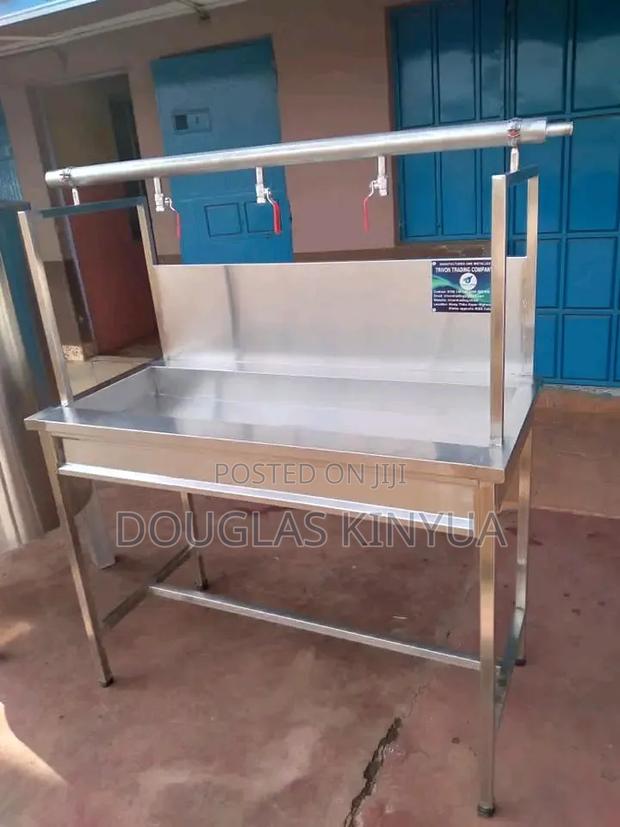 Stainless Steel 3taps Water Filling Station.