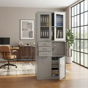 Office Cabinet; Two Doors Heavy Robust Storage Secure Cabinet