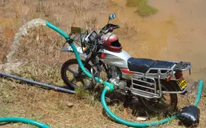 Motorbike Propelled Water Pump