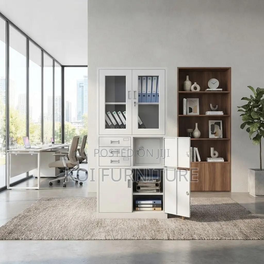 Office Cabinet; Two Doors Heavy Robust Storage Secure Cabinet