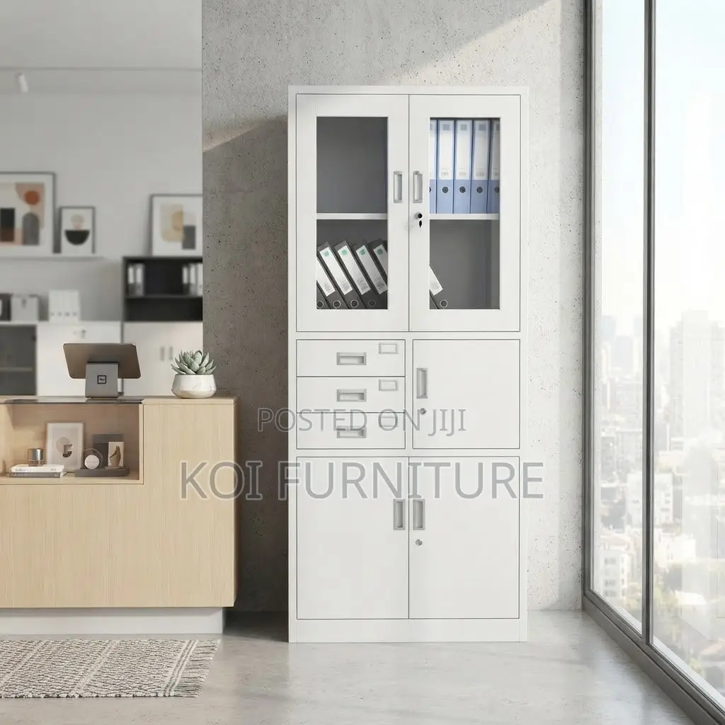 Office Cabinet; Two Doors Heavy Robust Storage Secure Cabinet