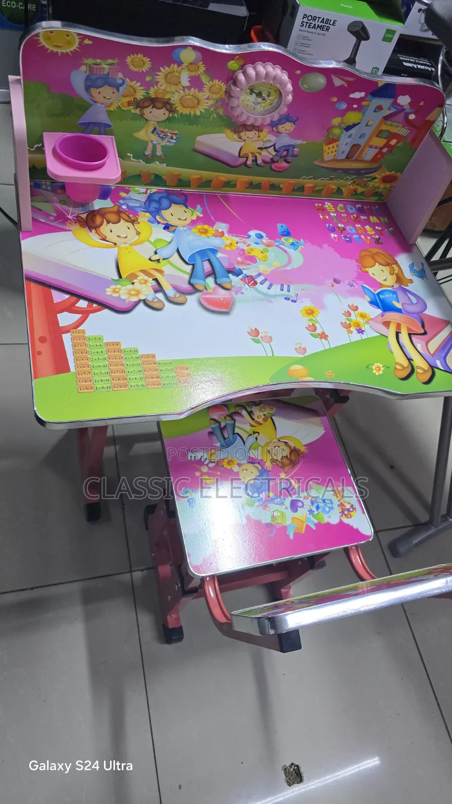 Kids Adjustable Study Desk With a Chair at 3699