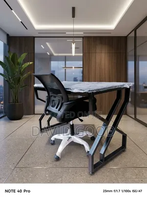Secretarial Office Chair and Office Table