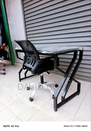 Secretarial Office Chair and Office Table