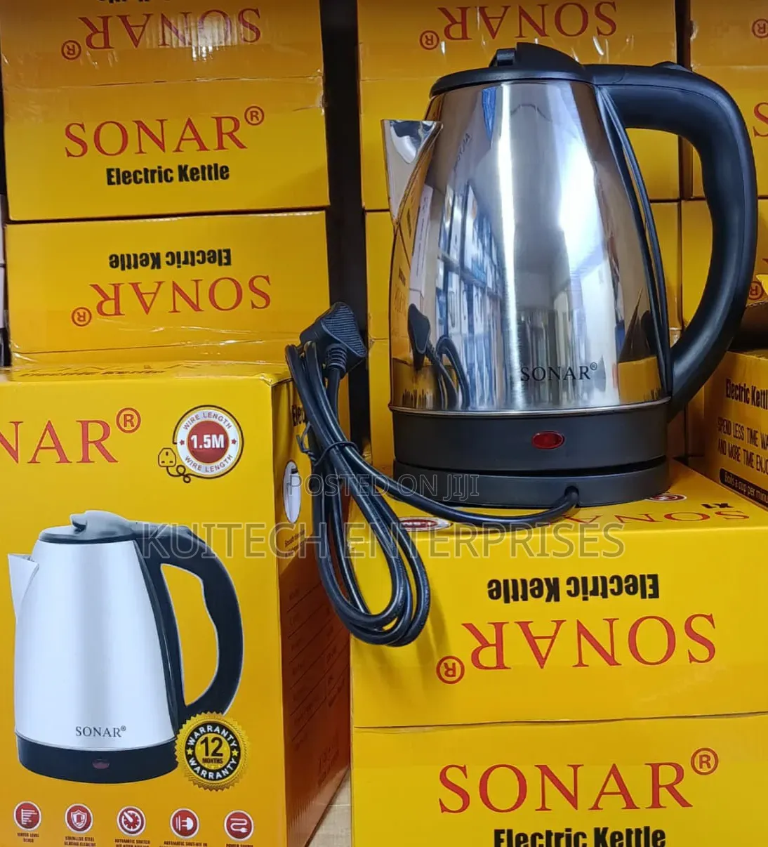 Electric Sonar Kettle/ Electric Kettle 2L