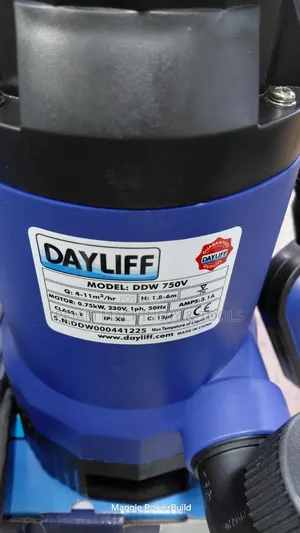 Dayliff Drainage Pump DDW 750V 11m3/Hr/Dayliff Sewage Pump