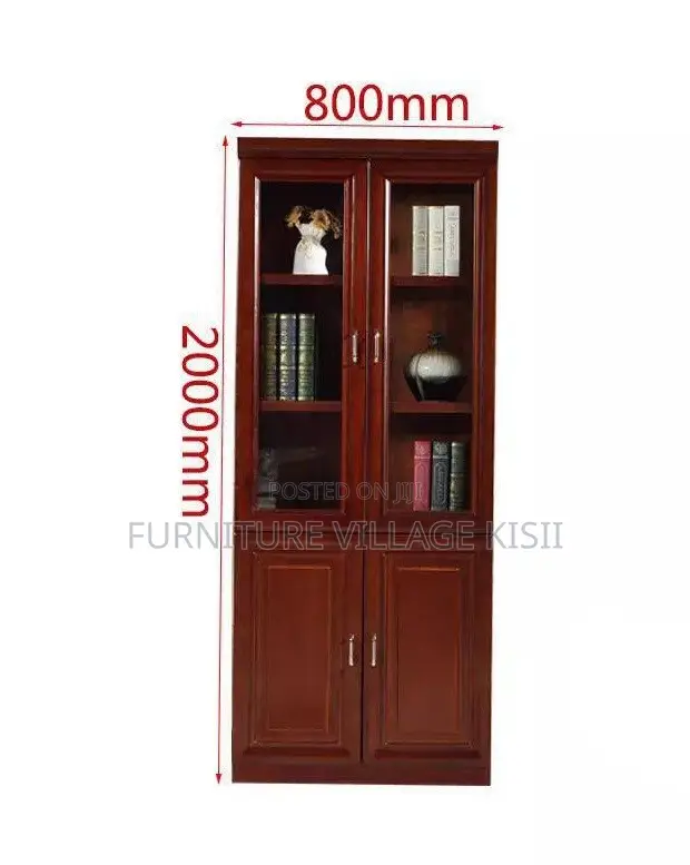 Office Furniture; 2Door Mahogany Filling Cabinet