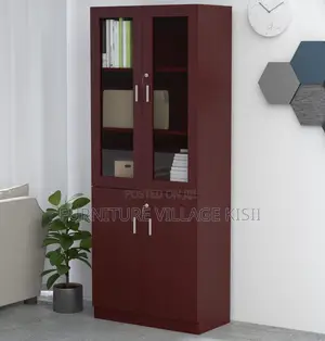 Office Furniture; 2Door Mahogany Filling Cabinet