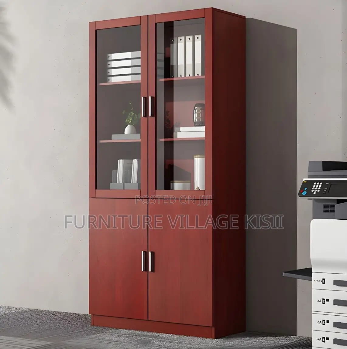 Office Furniture; 2Door Mahogany Filling Cabinet