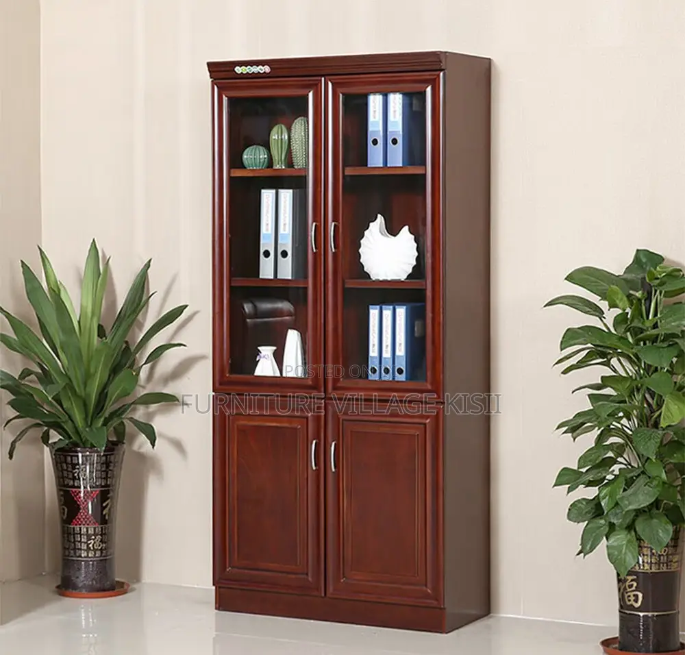 Office Furniture; 2Door Mahogany Filling Cabinet