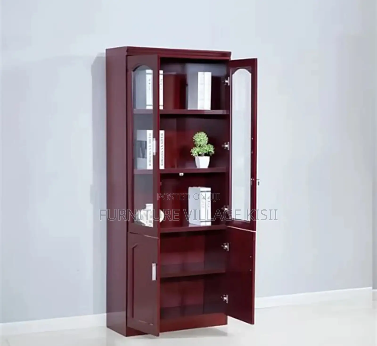 Office Furniture; 2Door Mahogany Filling Cabinet