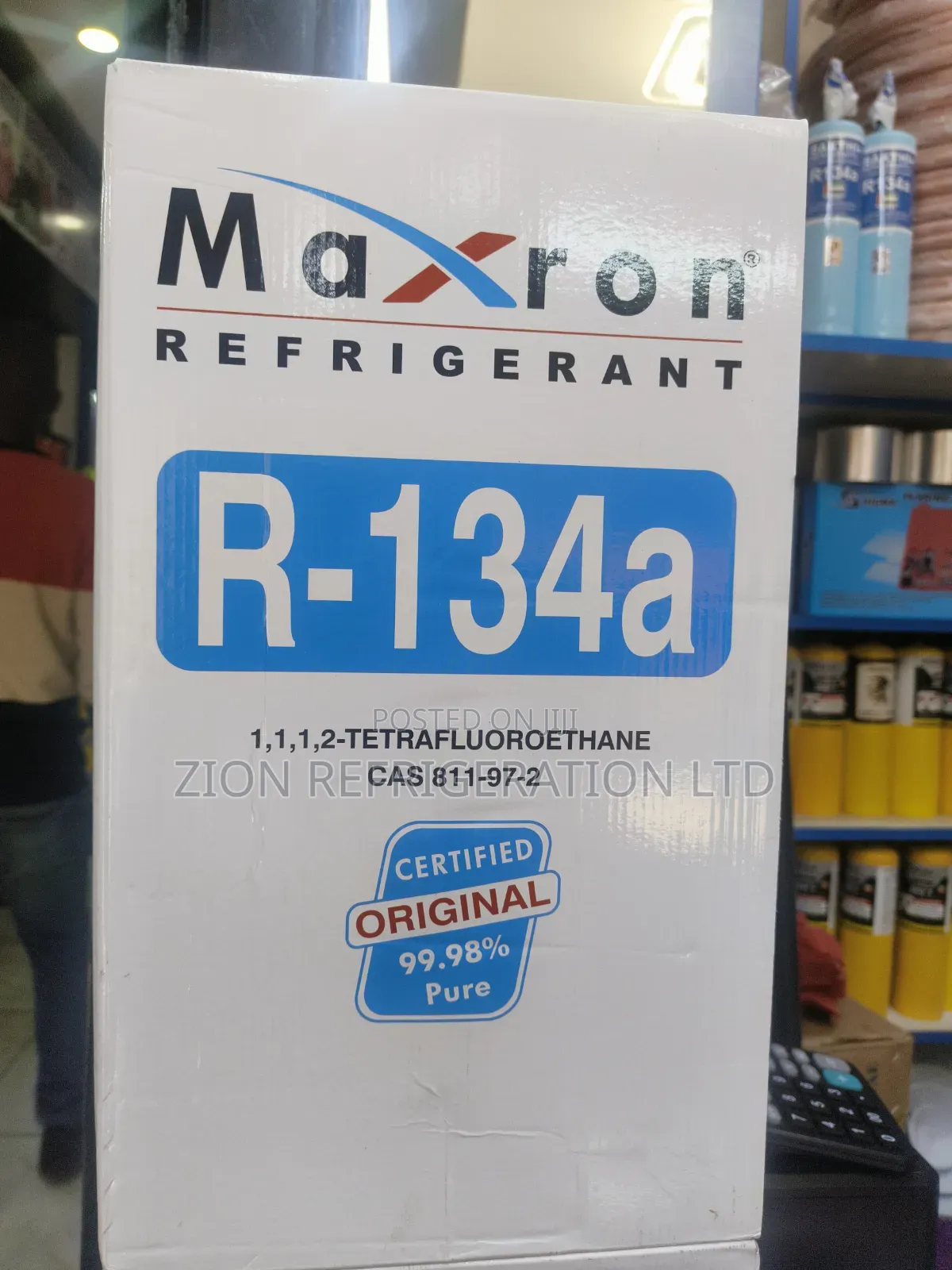R134a Maxron (Refrigerant Gas)