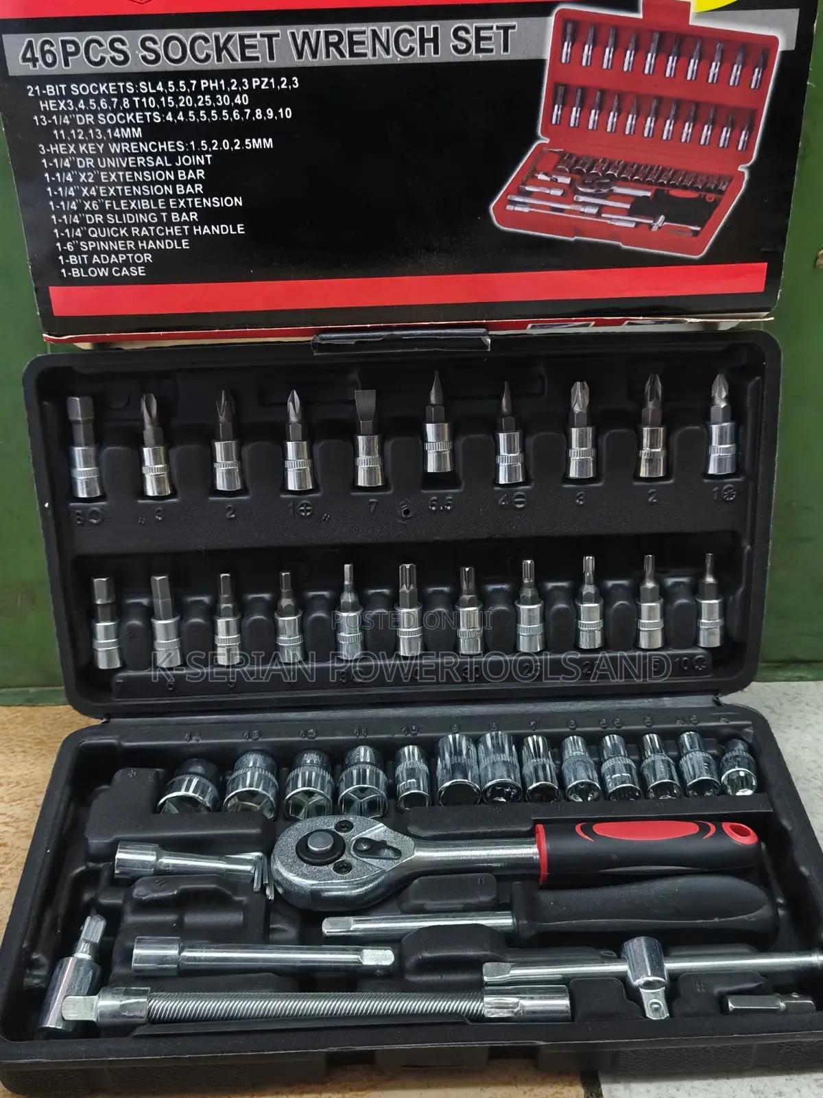 46pcs Socket Wrench Set