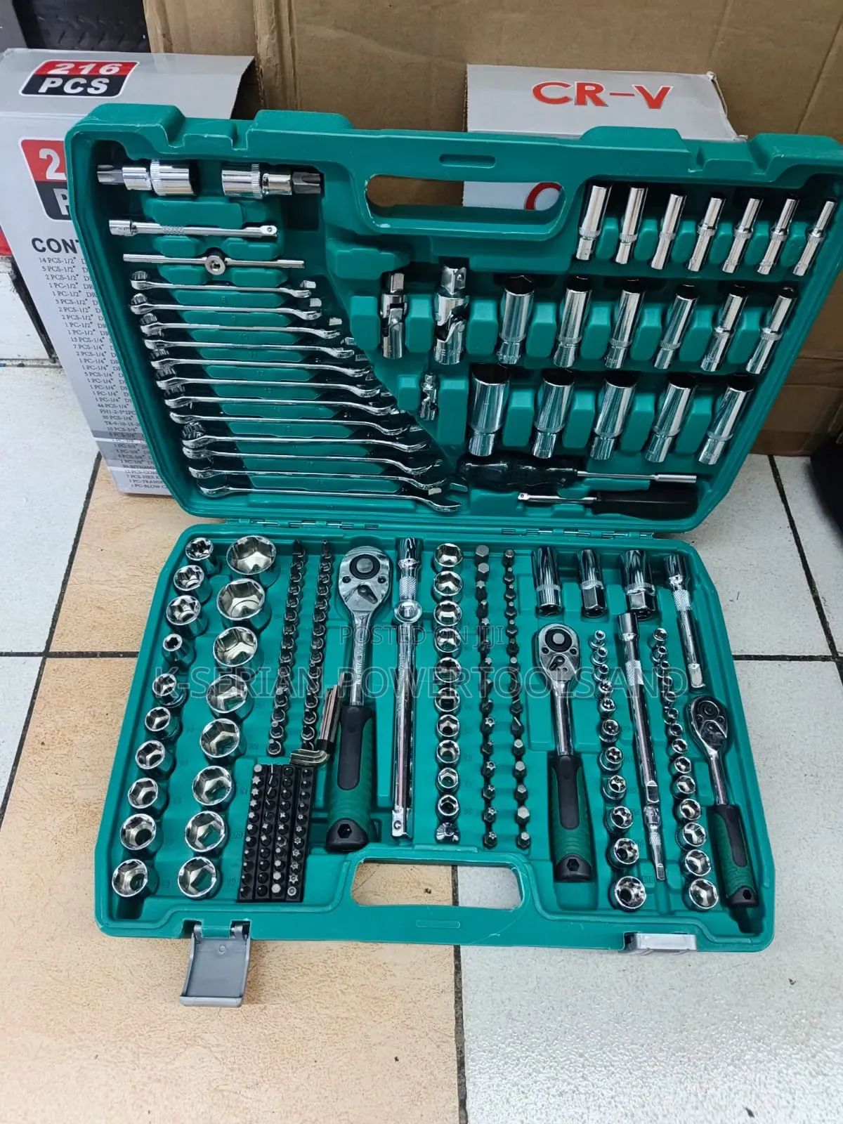 216 PCS CR-V Toolset/Mechanical Toolset