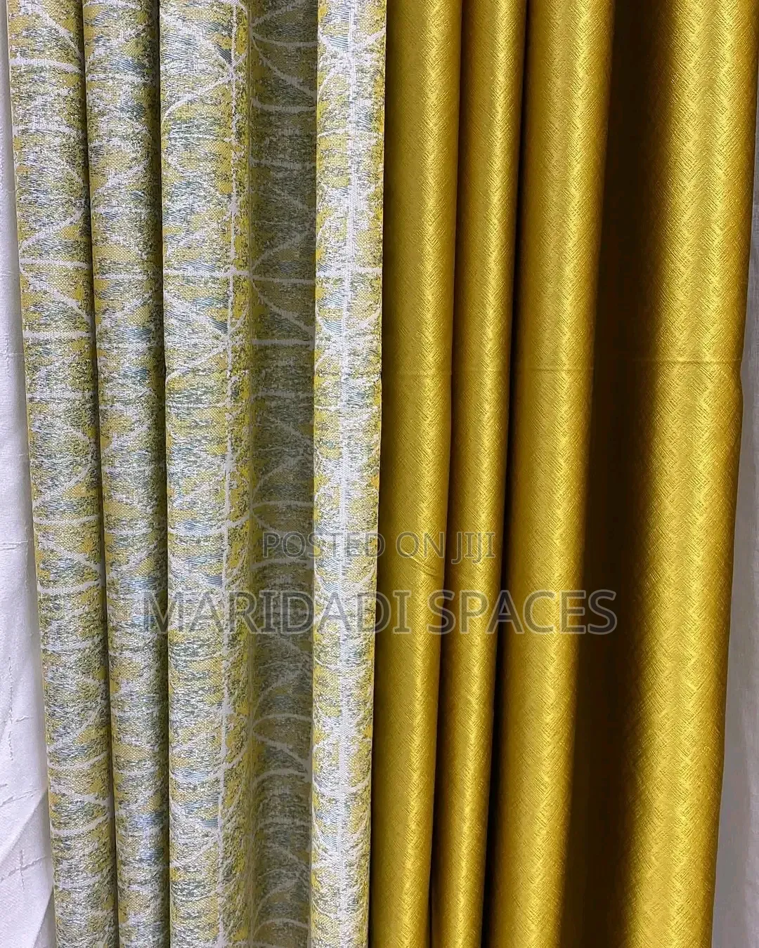 Elegant Mustard Yellow Luxurious Curtains