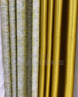 Elegant Mustard Yellow Luxurious Curtains