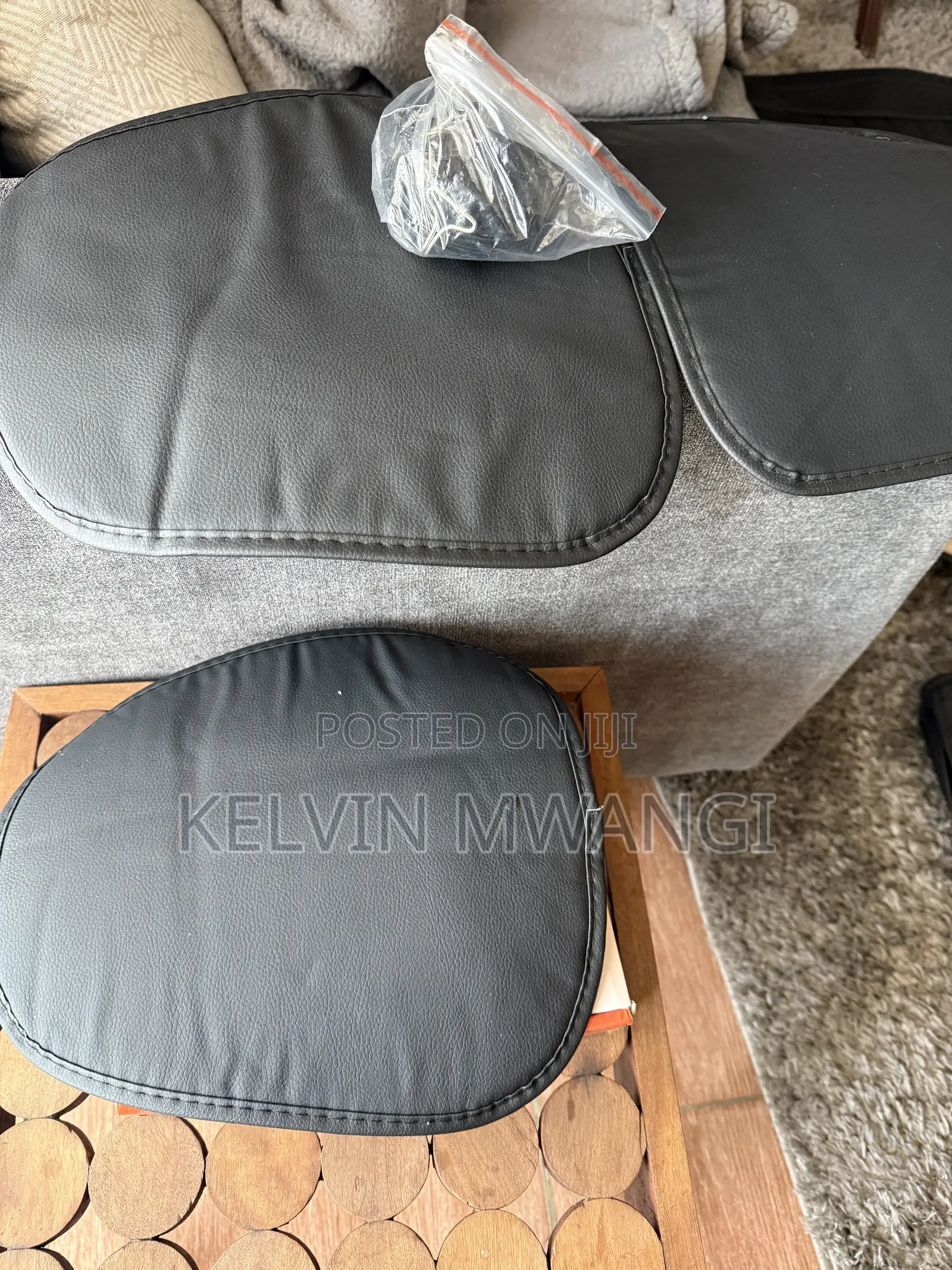 Premium Padded Leather Car Seat Covers – Black – 5 Seater