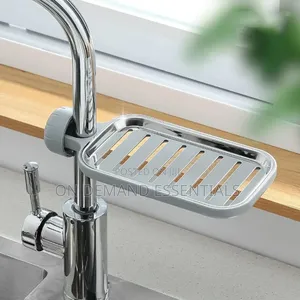 Adjustable Sink Faucet Storage Rack