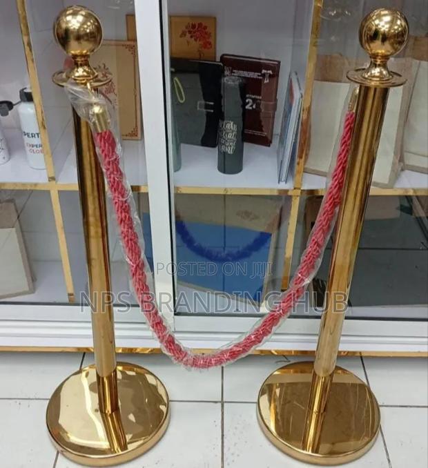 Stanchions/ Red Queue Stands - thumbnail 2