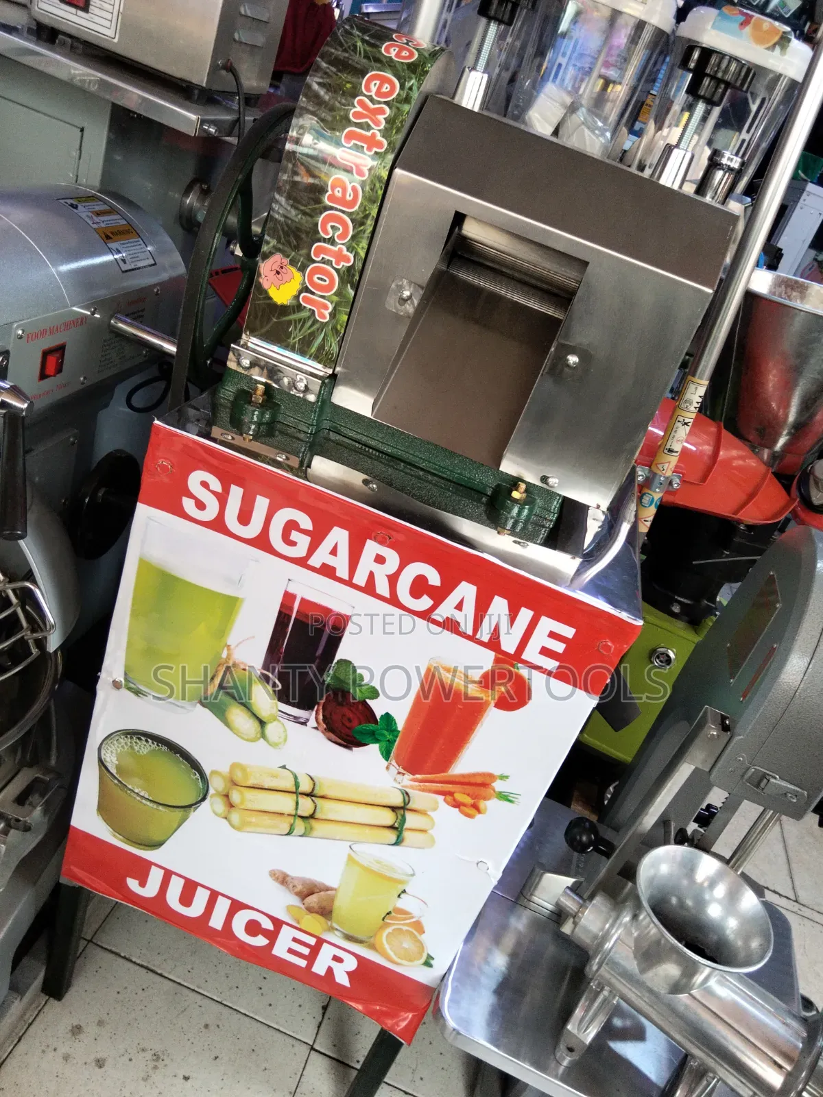 Sugarcane Extractor Machine