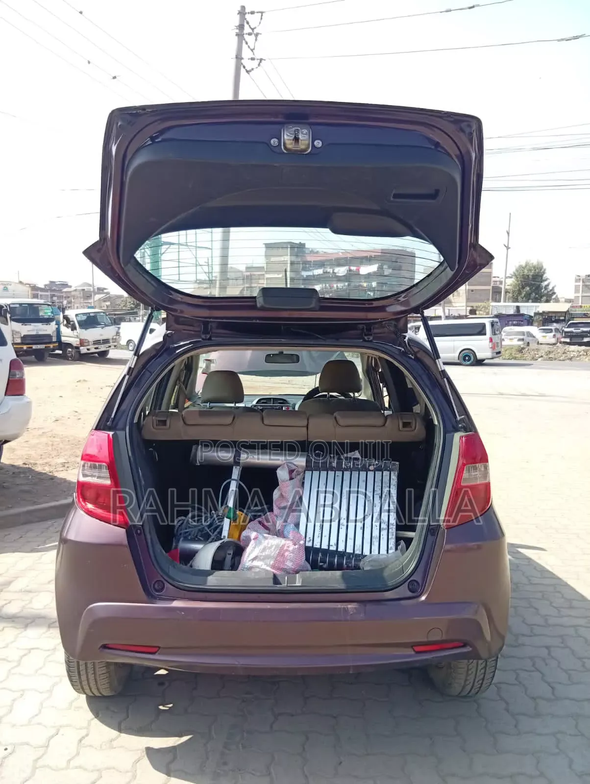Honda Fit 2012 Maroon