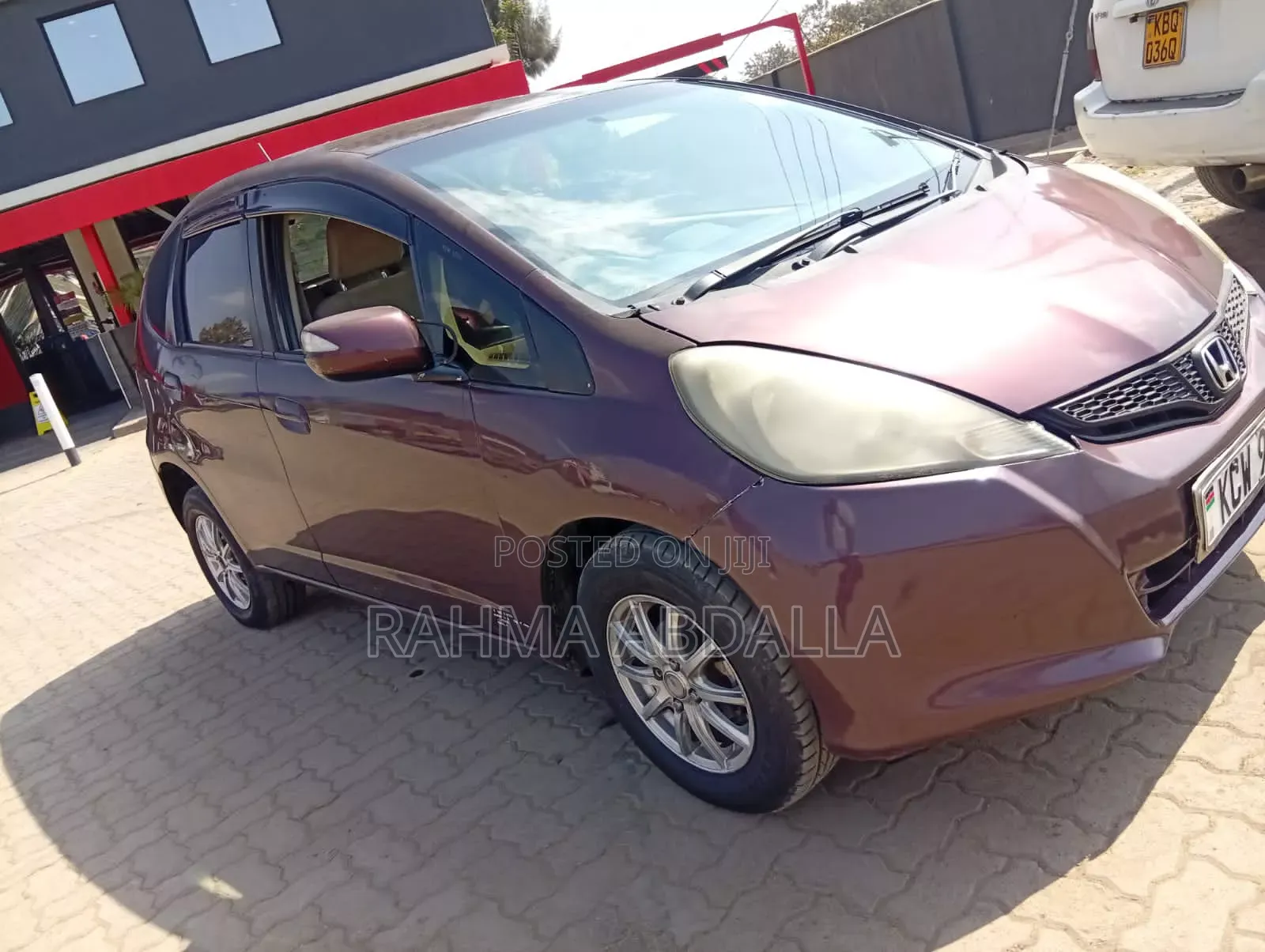 Honda Fit 2012 Maroon