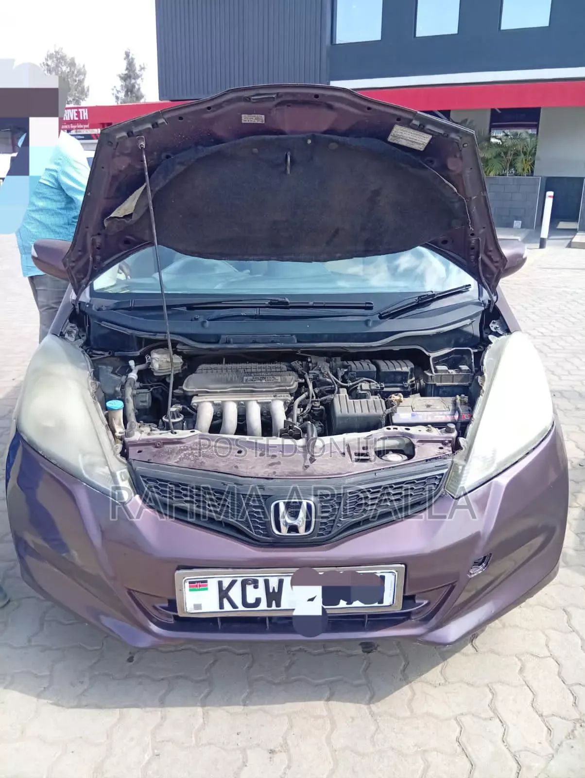 Honda Fit 2012 Maroon