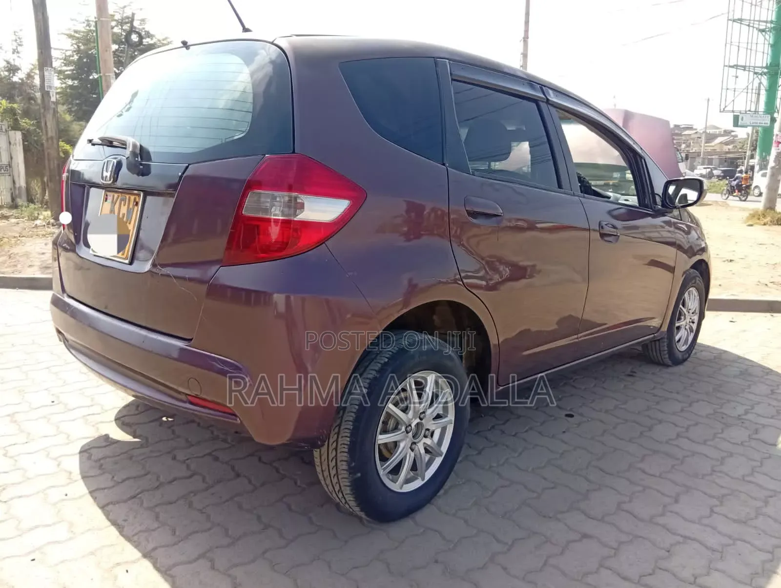 Honda Fit 2012 Maroon