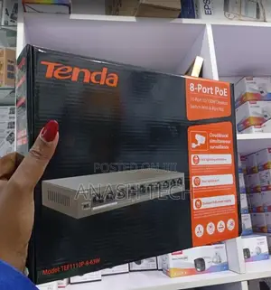 Tenda 8 Port PoE Switch for IP Cameras