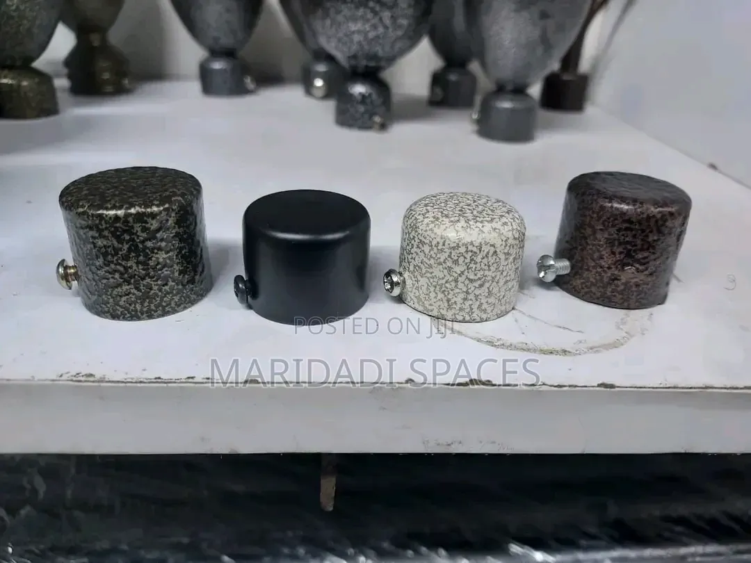 Jua Kali Curtain Rod End Caps – Neat & Stylish Finishing