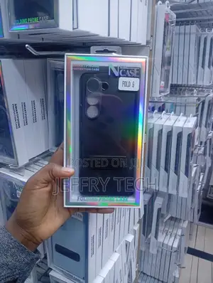 Black Folding Phone Case by Designed for the Samsung Galaxy Z Fold 5