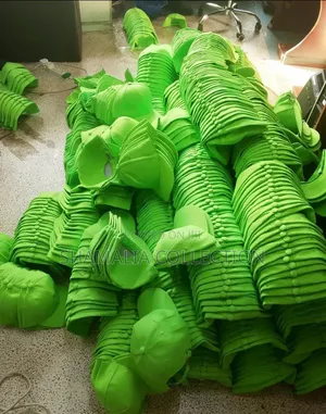 DCP Party Caps – Bright Green Bulk Stock