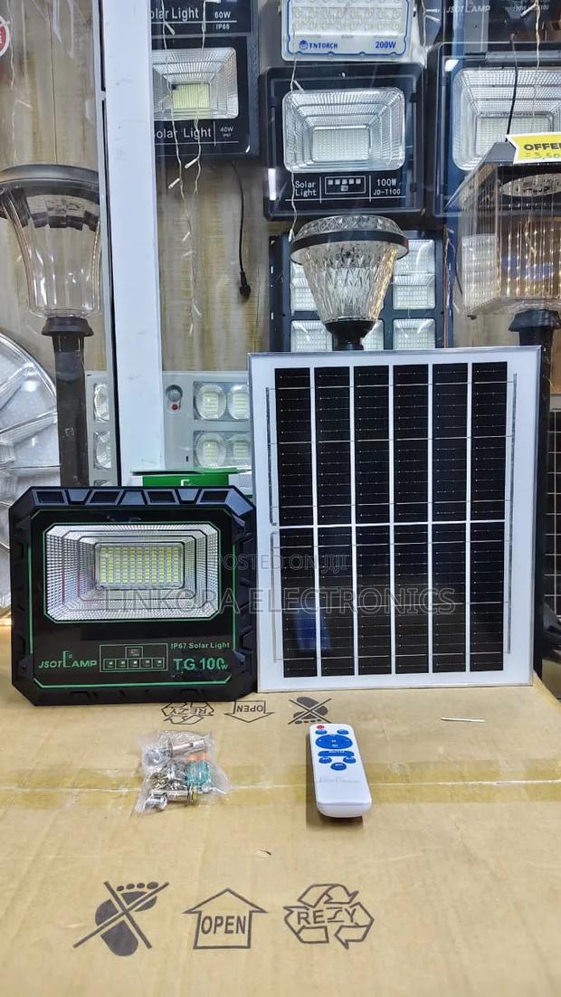 100W Solar Flood Light Waterproof IP67 JSOT Outdoor Security