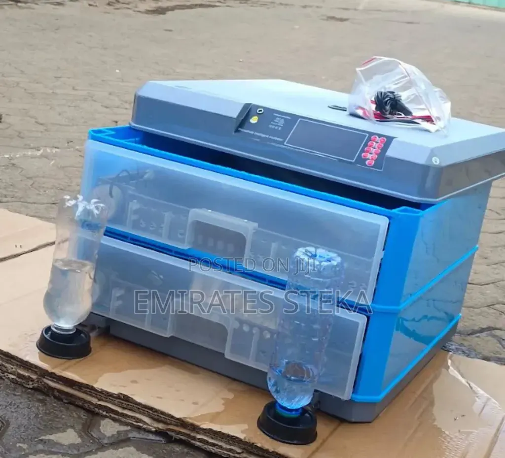 192-Egg Solar Electric Automatic Egg Incubator Dual Power Hatching