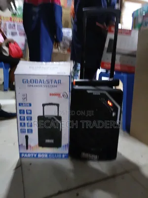Globalstar 8" Portable Party Speaker With Wireless Mic