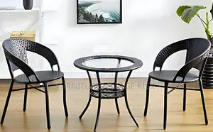 Home Furniture:Rattan Patio Table Chair Set