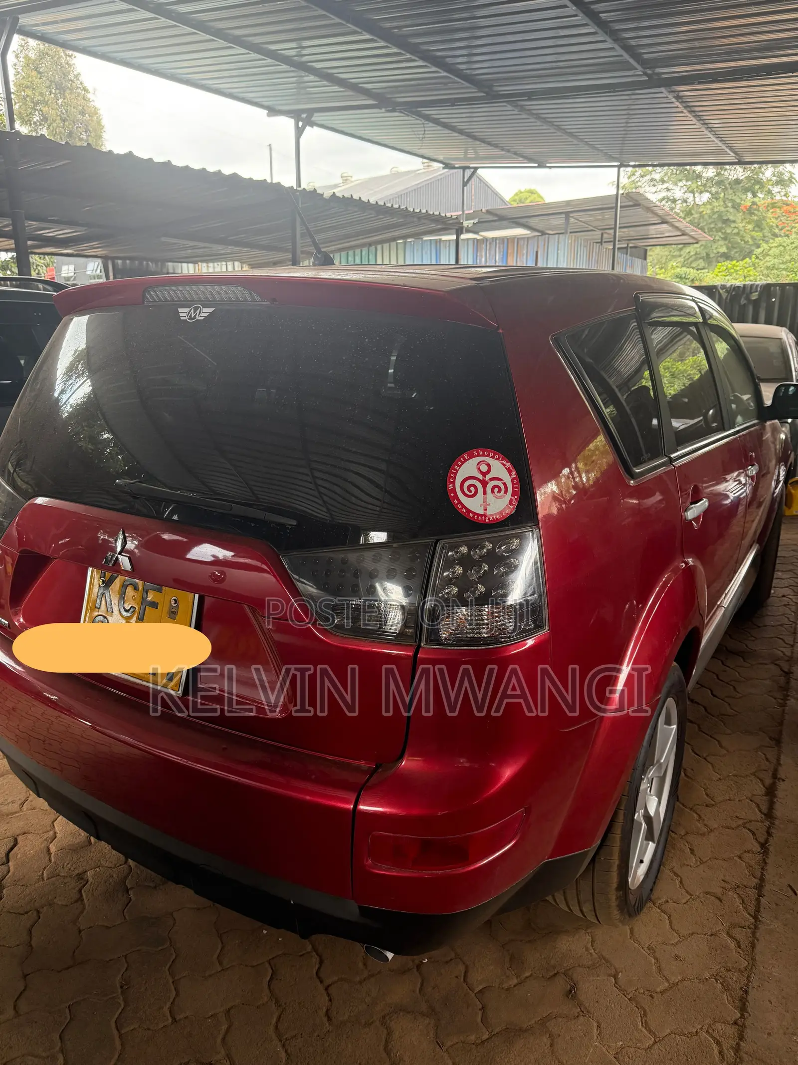 Mitsubishi Outlander 2.4 Automatic 2008 Red