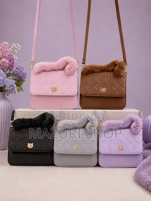 Stylish Ladies Fur Shoulder Bags – New Arrival