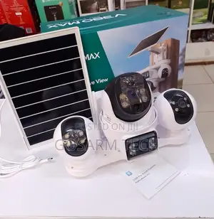 V380Max 4G 4-Lens 4Screens Wireless Solar PTZ Camera