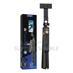 Selfie Stick Tripod C12 AI Tracking 1.8M Quadrupod Wireless Remote