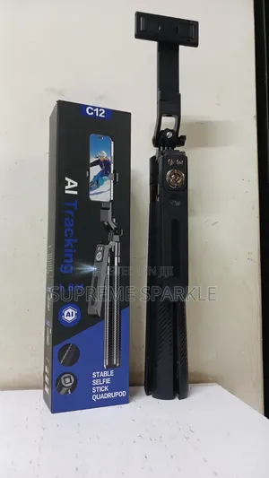 Selfie Stick Tripod C12 AI Tracking 1.8M Quadrupod Wireless Remote