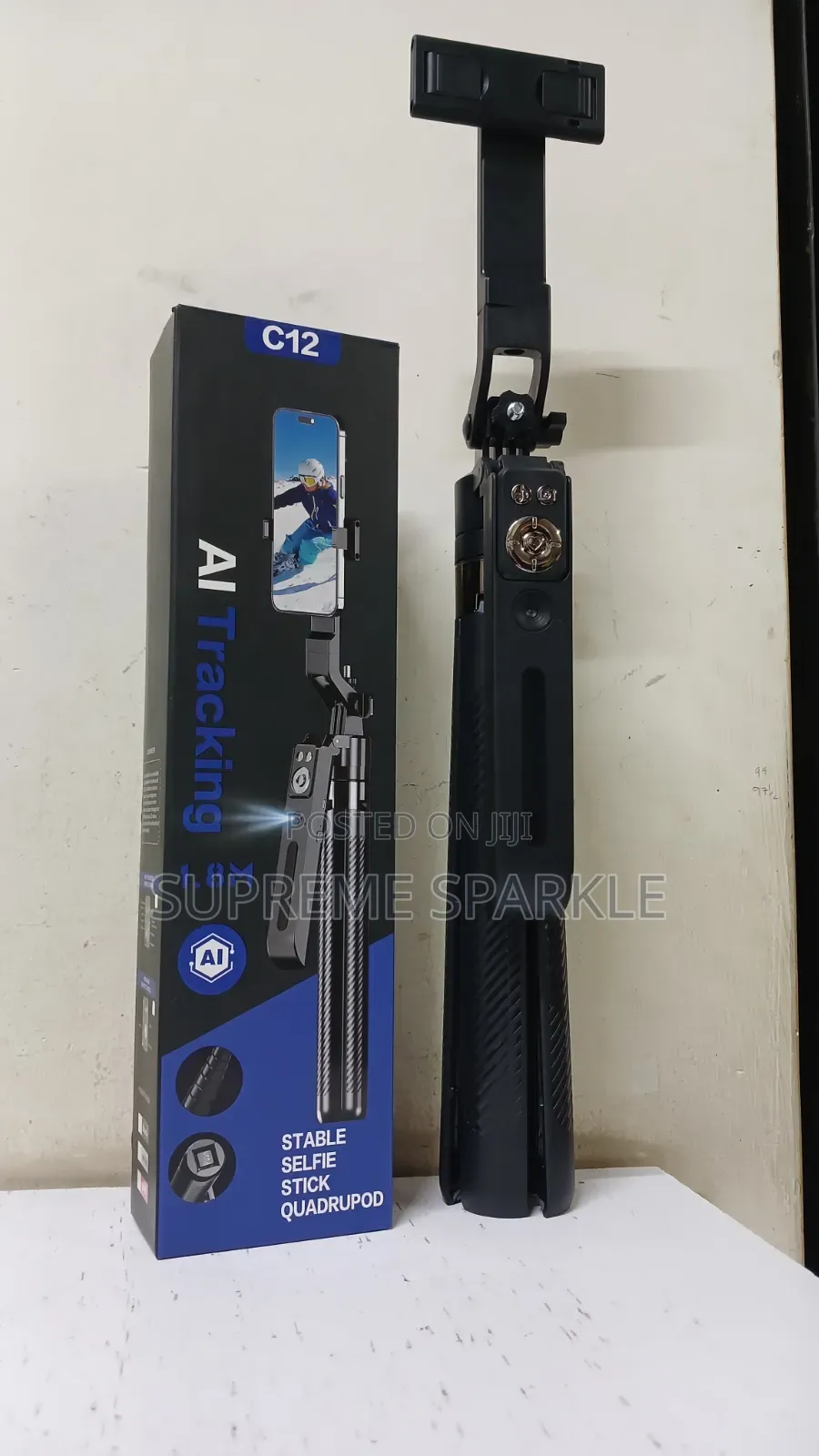 Selfie Stick Tripod C12 AI Tracking 1.8M Quadrupod Wireless Remote