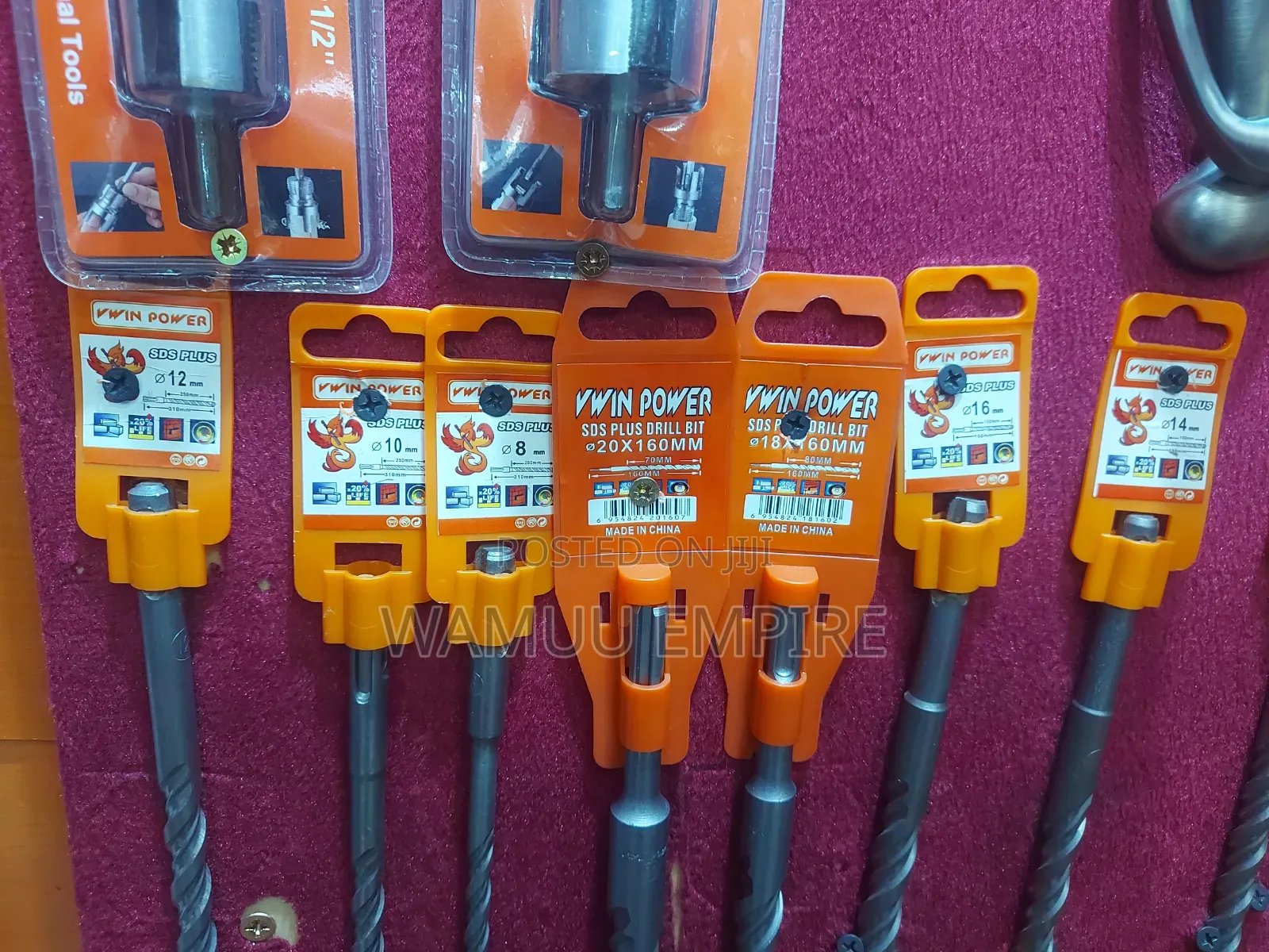 VWIN POWER SDS Plus Drill Bits, 160mm 450mm